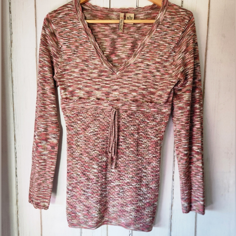 Sz M Vintage? Knit in very good condition pink, green and white